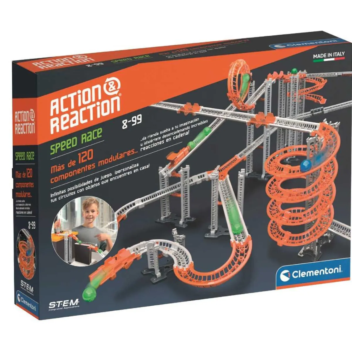 CLEMENTONI Steam*Action & Reaction - Speed Race