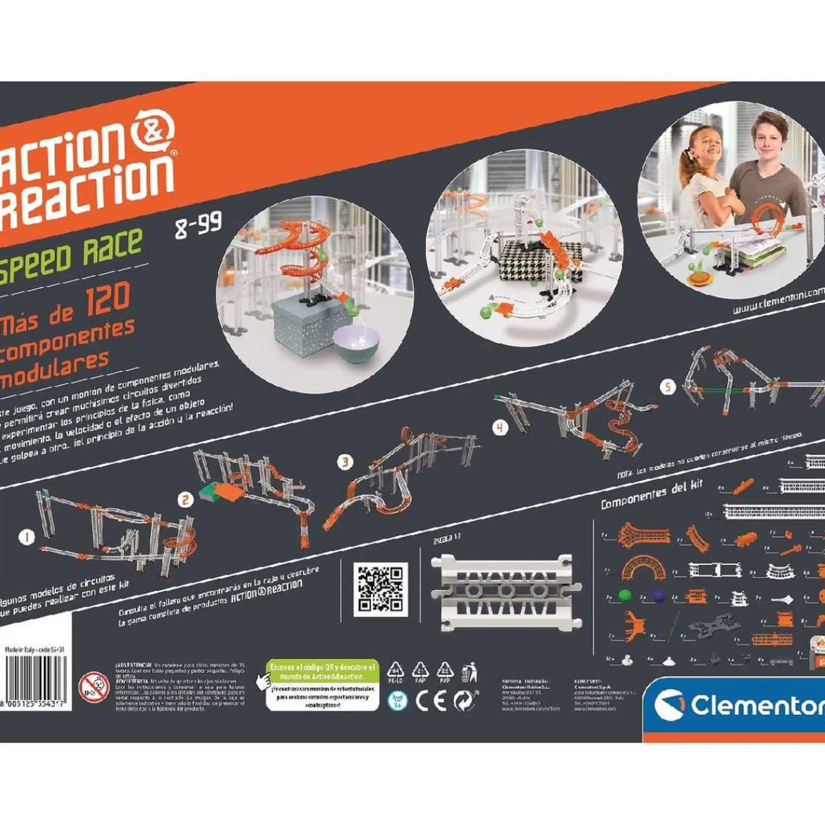 CLEMENTONI Steam*Action & Reaction - Speed Race