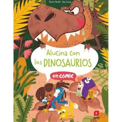 TOYS "R" US Juguetes Educativos Y Libros*Alucina con los dinosaurios en cómic, tapa dura ㅤ