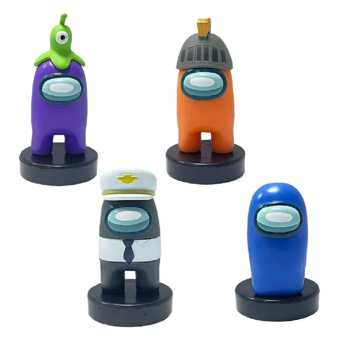 BIZAK Figuras De Acción*Among Us - Pack 4 figuras con sellos (varios modelos)