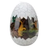 ANIMAL WORLD Coleccionables Y Mini Mundos*- Huevo de dinosauro con 33 figuras