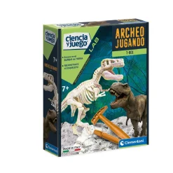 CLEMENTONI Steam*Archeojugando T-Rex fosforescente