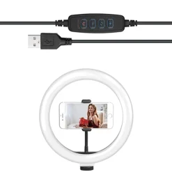 KLACK EUROPE Figuras De Acción*Aro de luz 26 cm Led 3 modos de color con trípode 210 cm