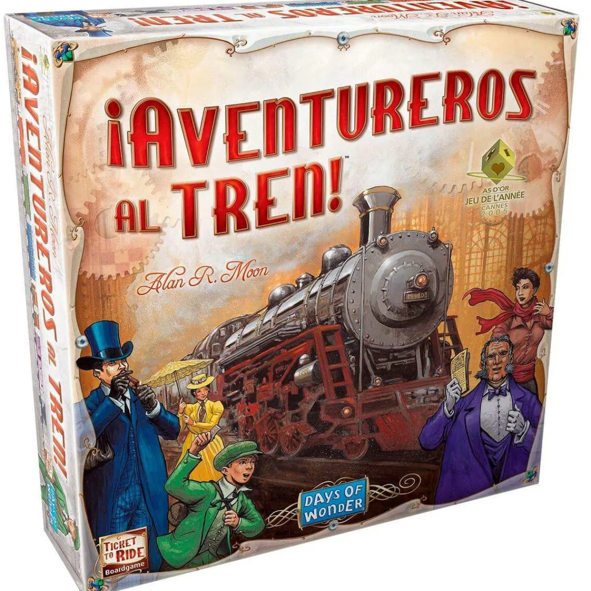 ASMODEE Friki Zone|Juegos Y Puzzles*¡Aventureros al Tren! - Juego de Mesa