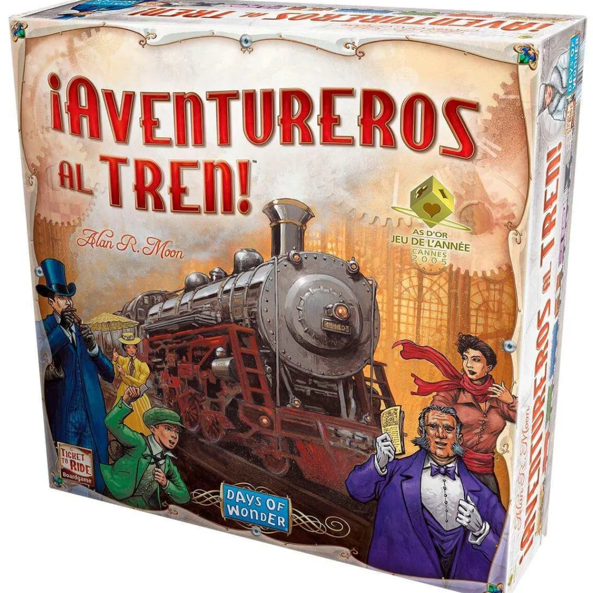 ASMODEE Friki Zone|Juegos Y Puzzles*¡Aventureros al Tren! - Juego de Mesa