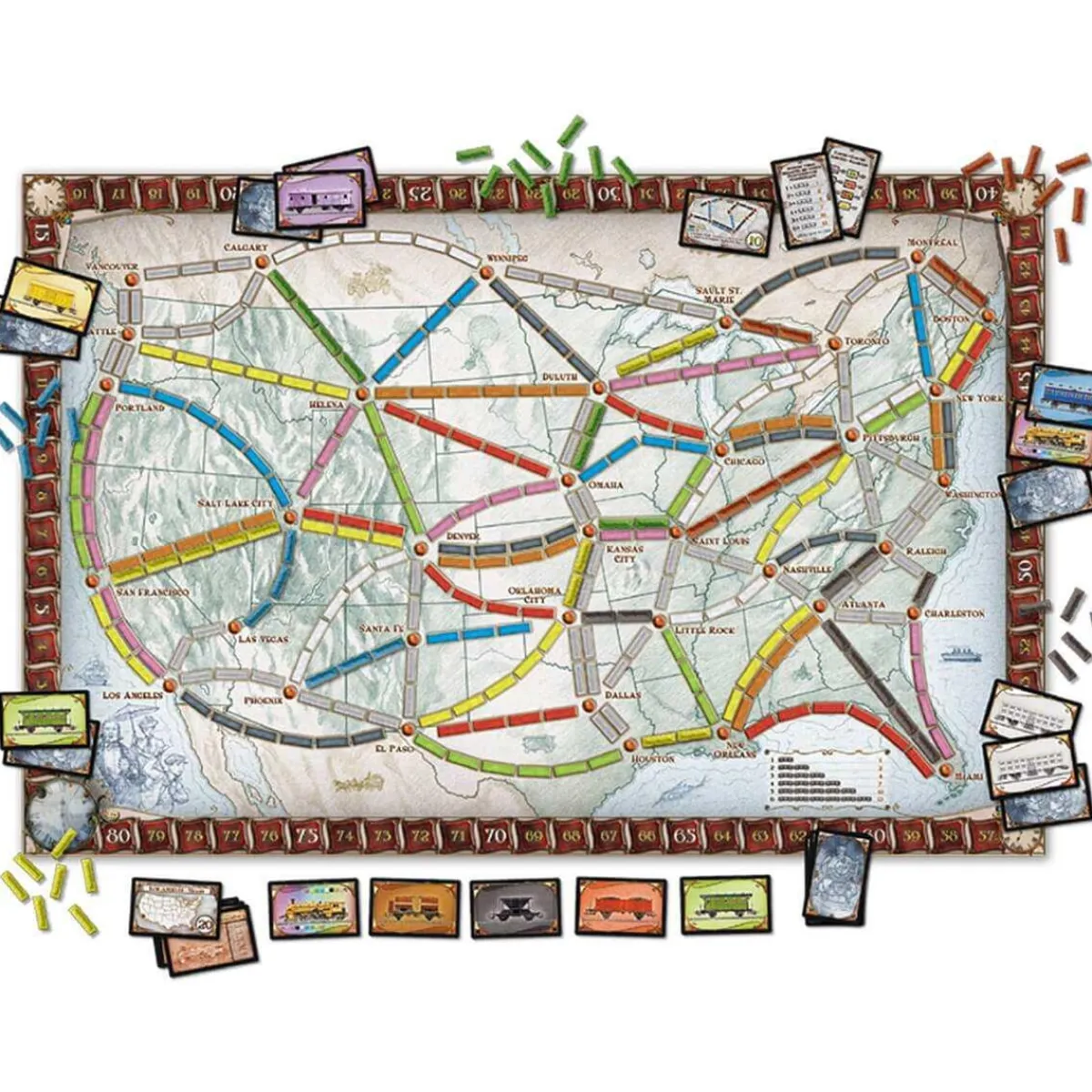 ASMODEE Friki Zone|Juegos Y Puzzles*¡Aventureros al Tren! - Juego de Mesa