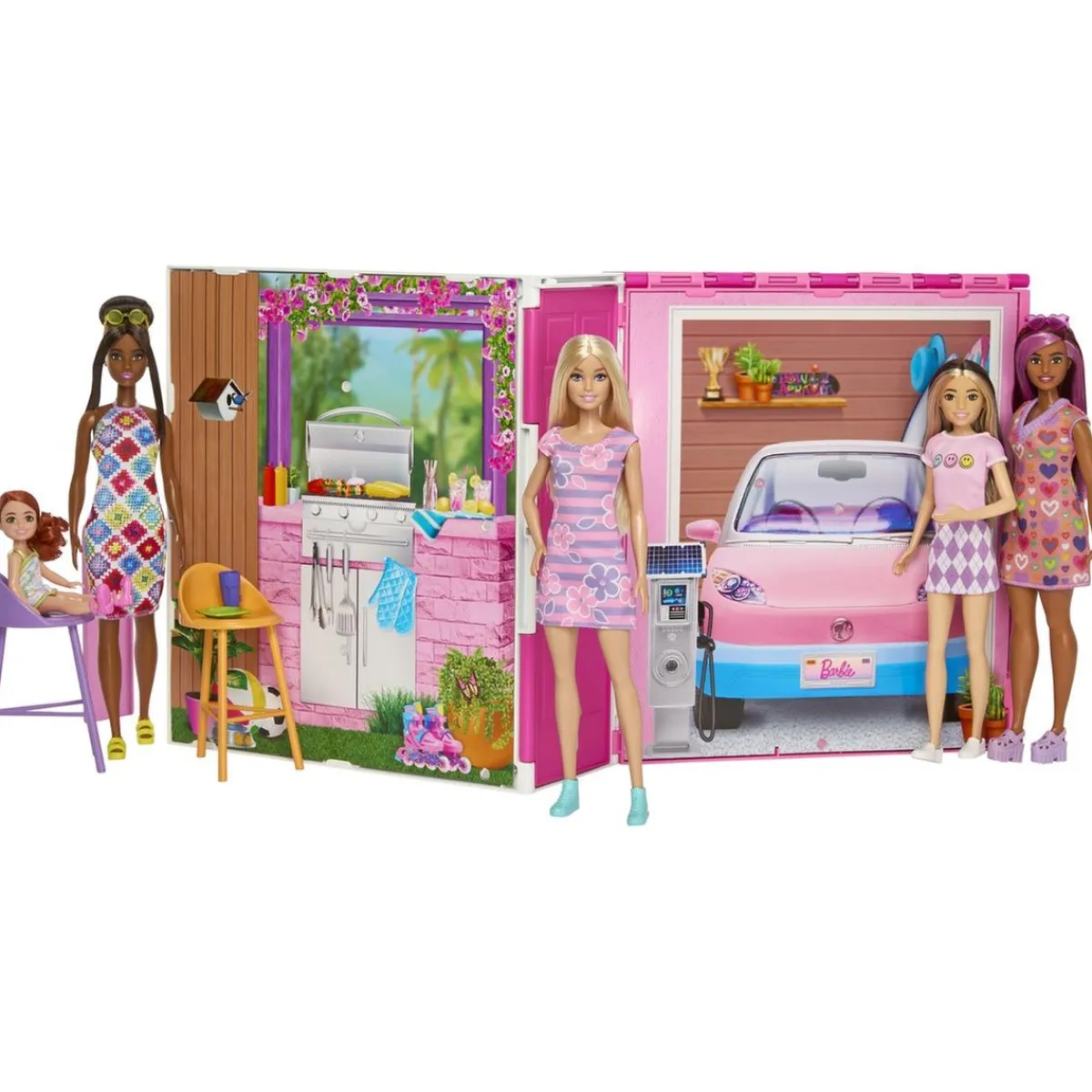 MATTEL Muñecas*Barbie - Casa de Muñecas Escenario de Vacaciones ㅤ