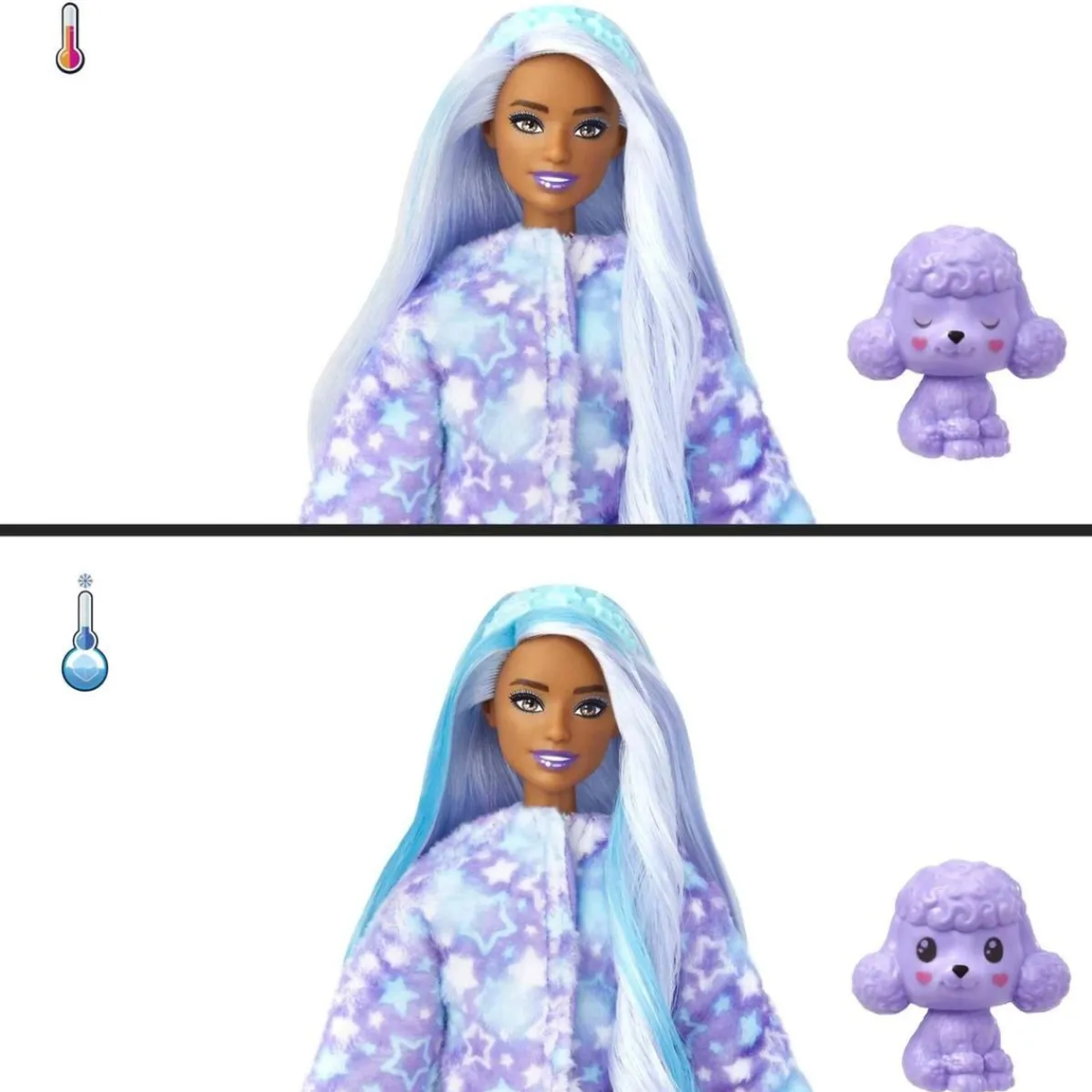 MATTEL Muñecas*Barbie - Cutie Reveal Camisetas Cozy Caniche