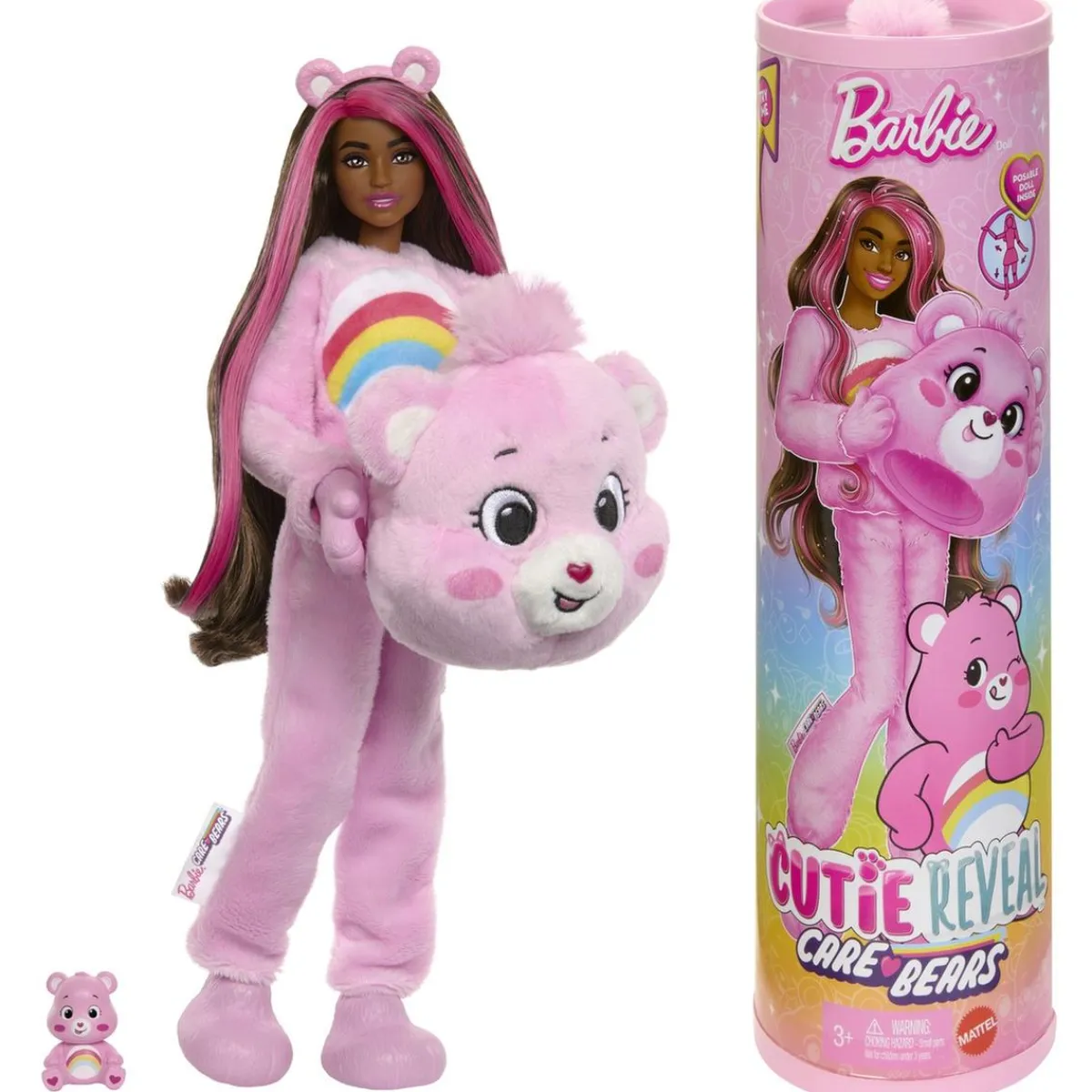 MATTEL Muñecas*Barbie - Cutie Reveal Care Bears - Oso amoroso