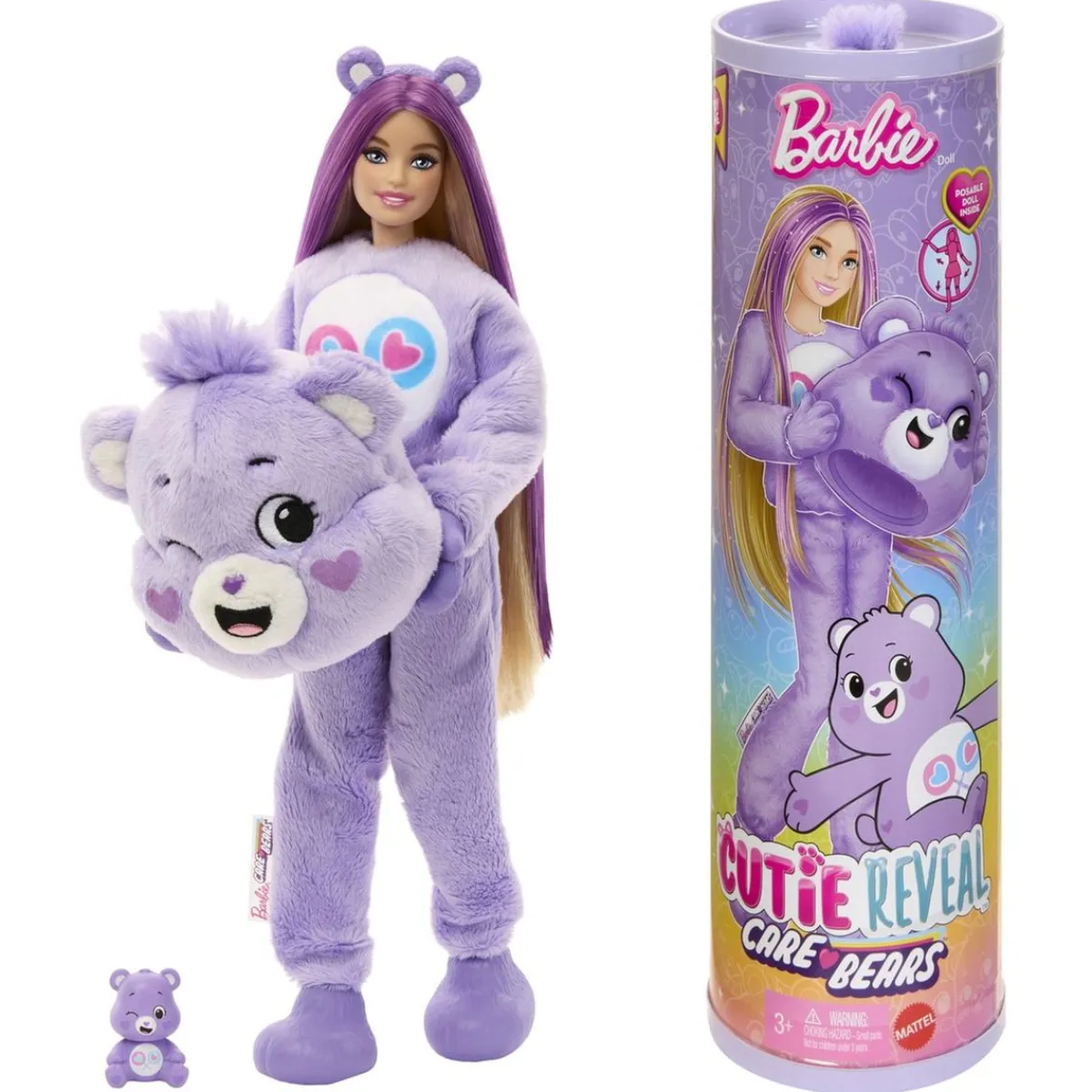 MATTEL Muñecas*Barbie - Cutie Reveal Care Bears - Osita generosa