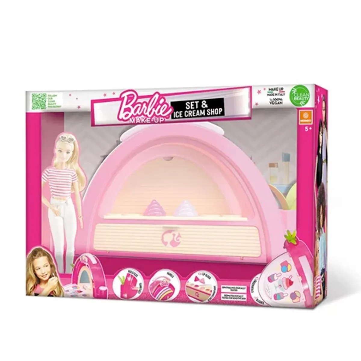 BARBIE Muñecas*- Estuche heladería de maquillaje de