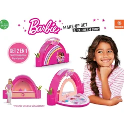 BARBIE Muñecas*- Estuche heladería de maquillaje de