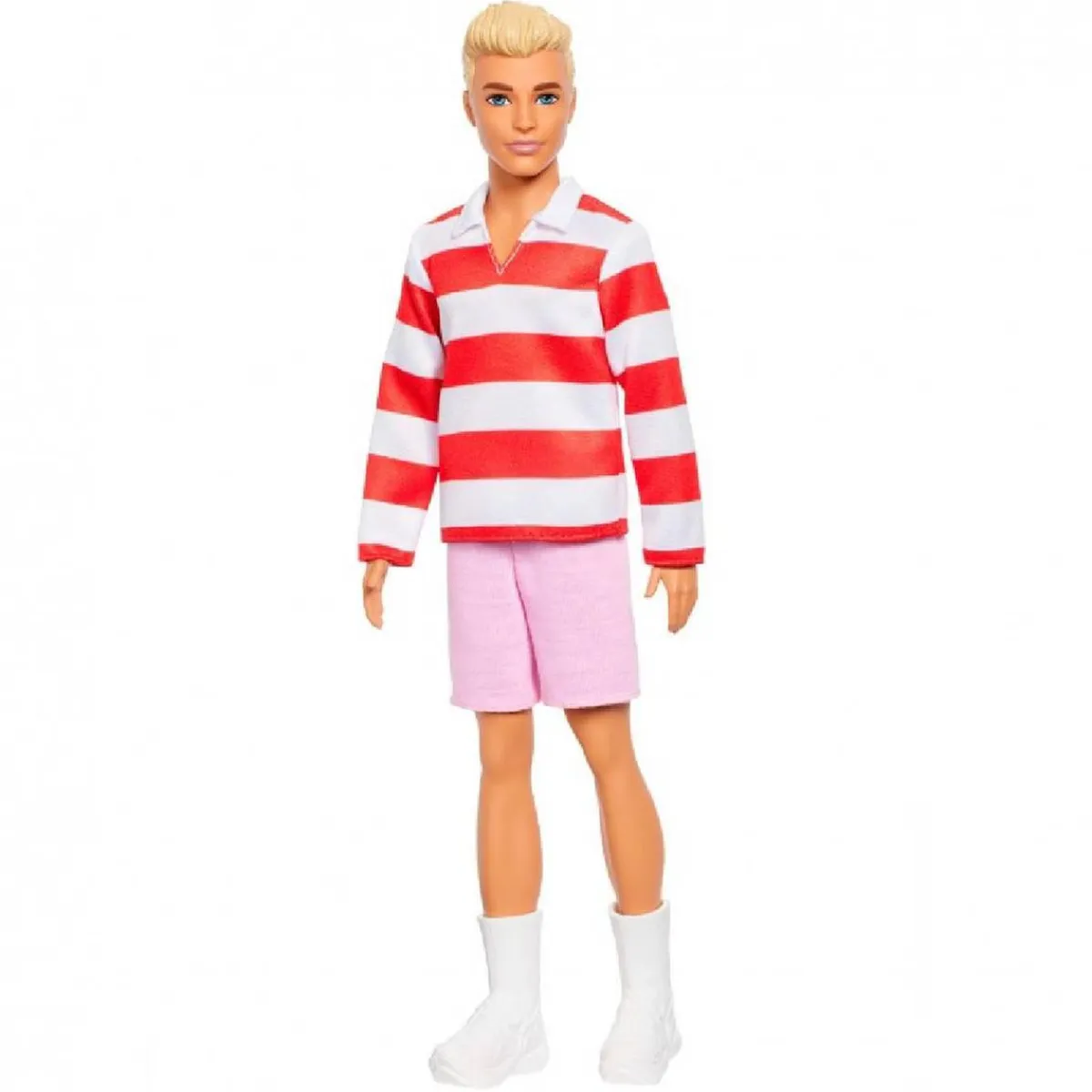 MATTEL Muñecas*Barbie - Ken Fashionista con polo de rayas