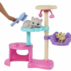BARBIE Muñecas*- Kitty Condo - Muñeca y gatitos