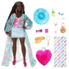 MATTEL Muñecas*Barbie - Muñeca articulada con conjunto de moda y accesorios de viaje ㅤ