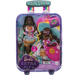MATTEL Muñecas*Barbie - Muñeca articulada con conjunto de moda y accesorios de viaje ㅤ