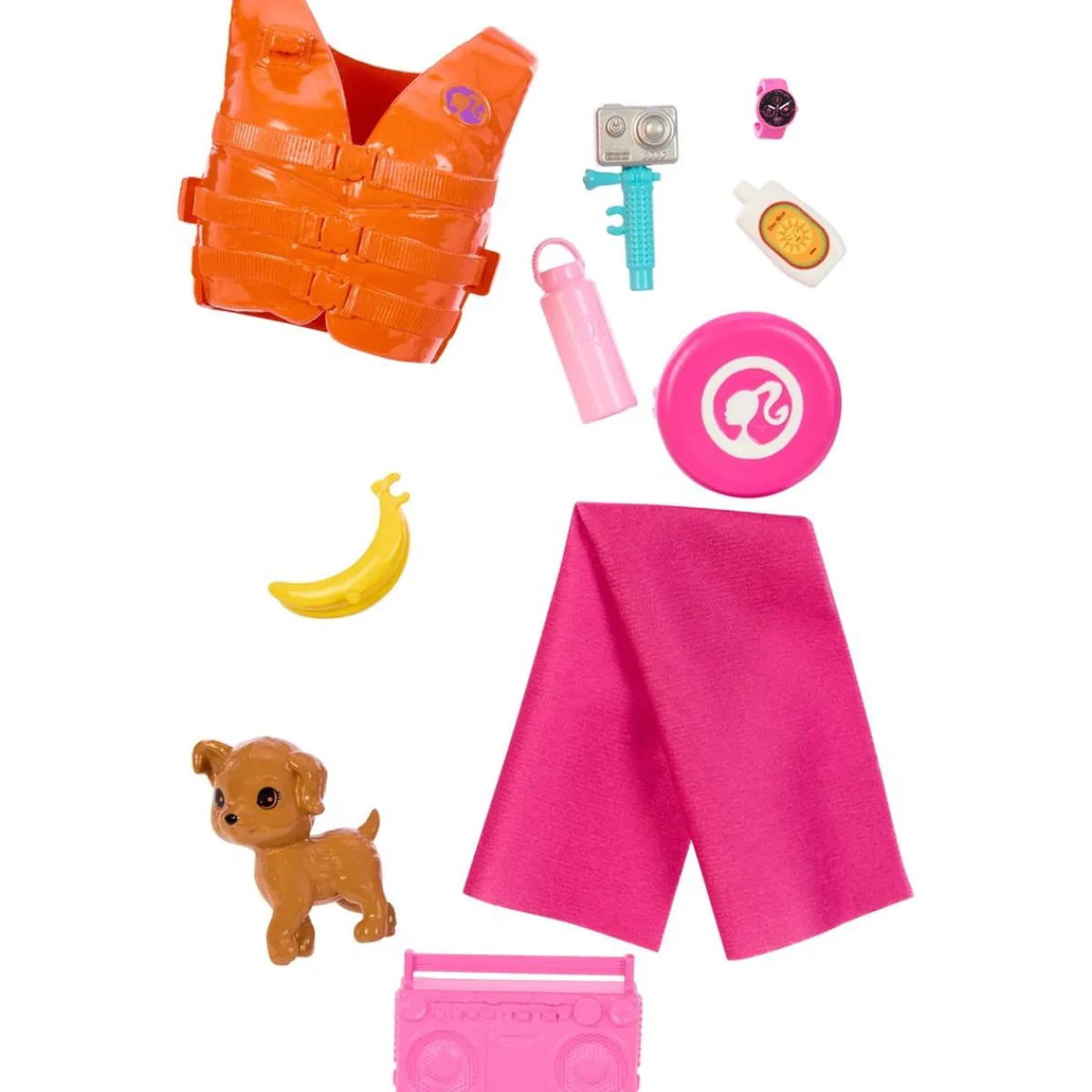 MATTEL Muñecas*Barbie - Muñeca Barbie con tabla de surf y accesorios ㅤ