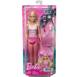 MATTEL Muñecas*Barbie - Muñeca Barbie Día en la playa ㅤ