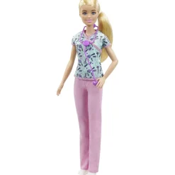 MATTEL Muñecas*Barbie - Muñeca Barbie enfermera con accesorios ㅤ