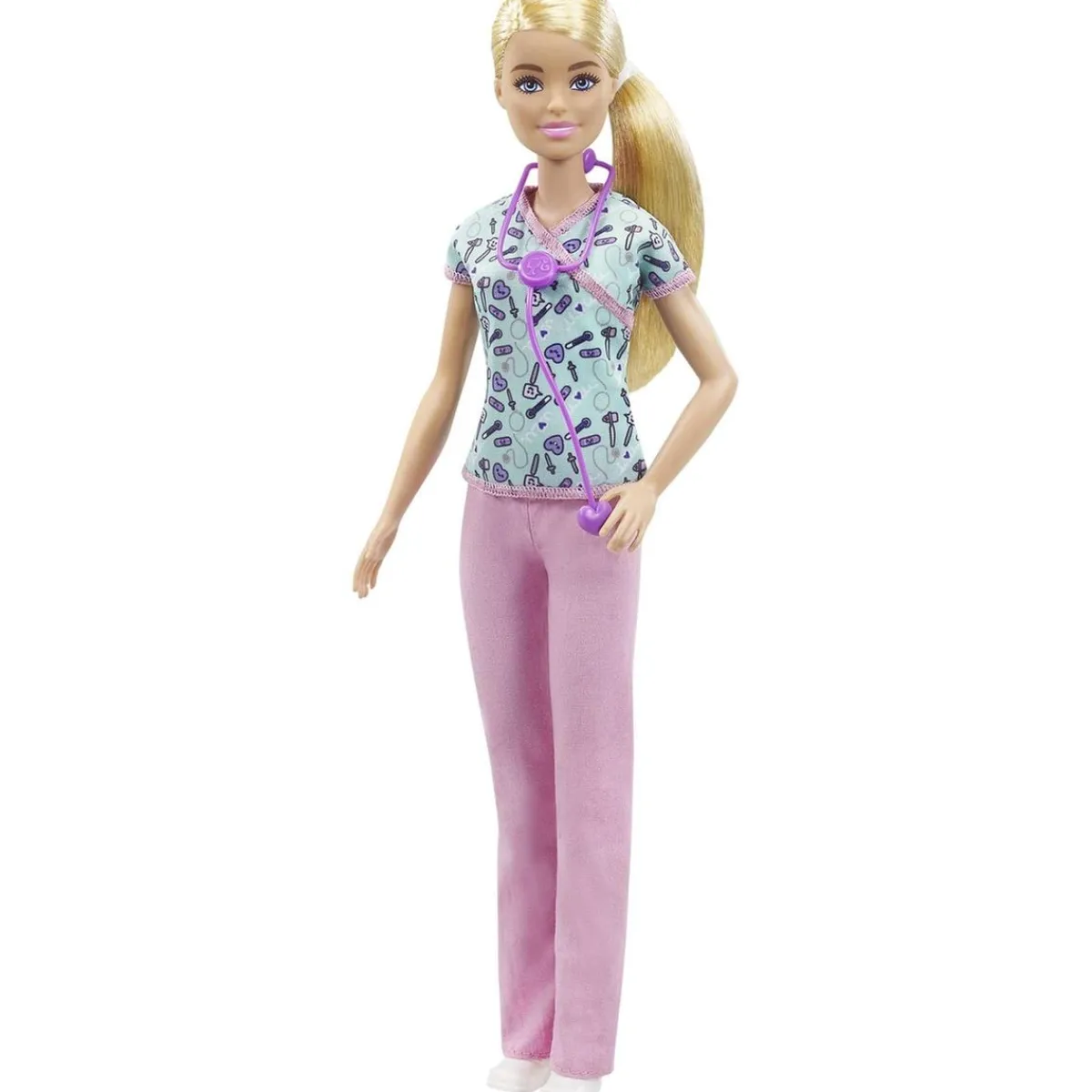 MATTEL Muñecas*Barbie - Muñeca Barbie enfermera con accesorios ㅤ