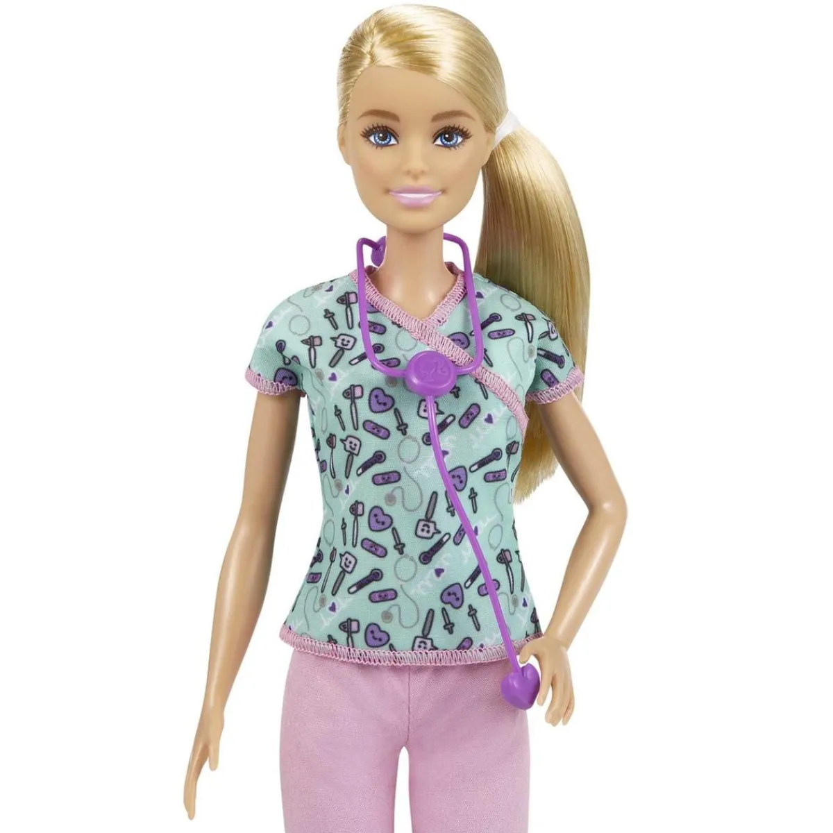 MATTEL Muñecas*Barbie - Muñeca Barbie enfermera con accesorios ㅤ