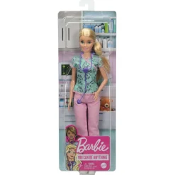 MATTEL Muñecas*Barbie - Muñeca Barbie enfermera con accesorios ㅤ