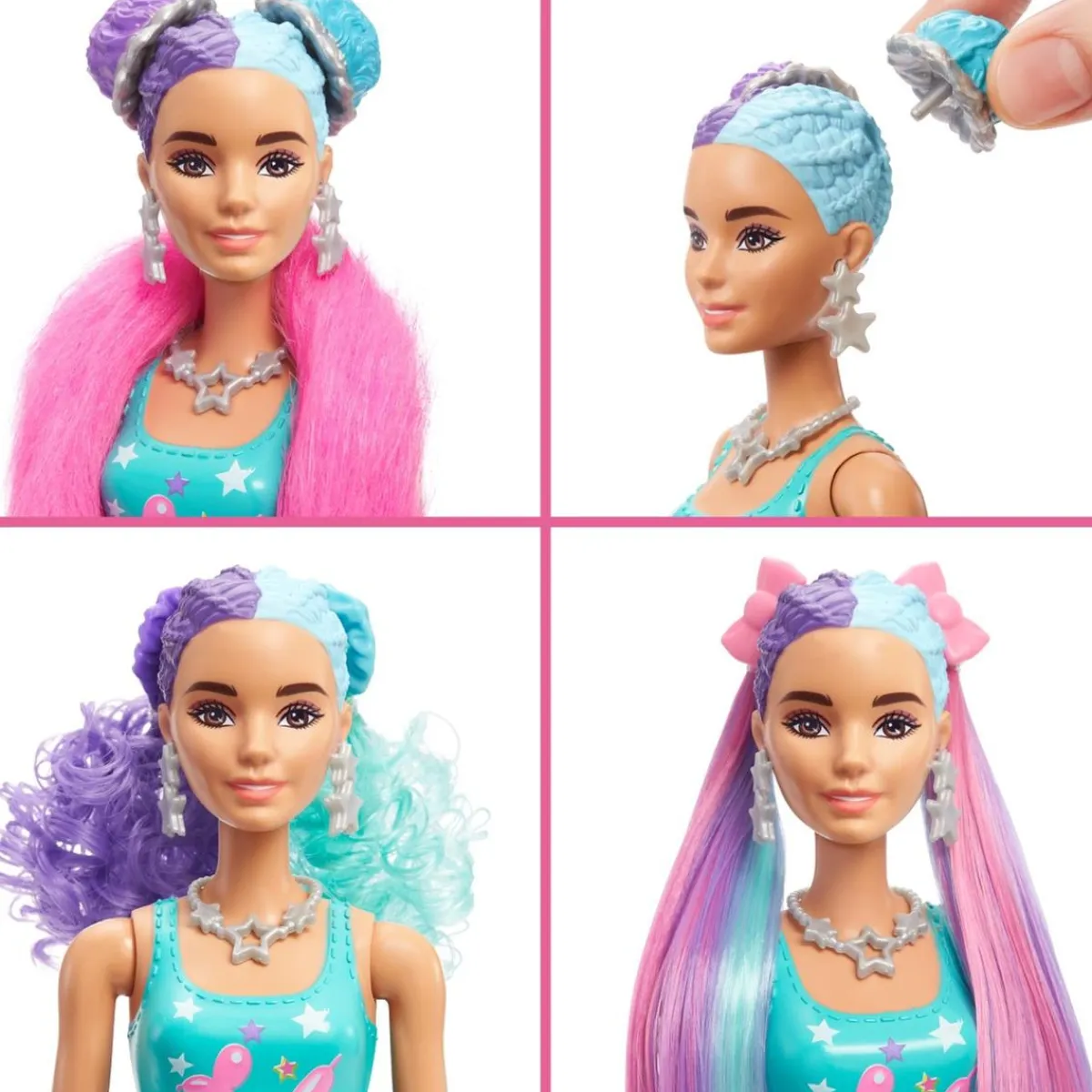 BARBIE Muñecas*- Muñeca Color Reveal peinados globos (varios modelos)