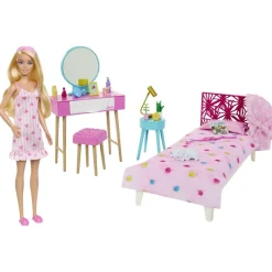 MATTEL Muñecas*Barbie - Muñeca con dormitorio y accesorios incluidos ㅤ