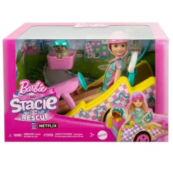 MATTEL Muñecas*Barbie - Muñeca con kart, mascota y accesorios de aventura ㅤ