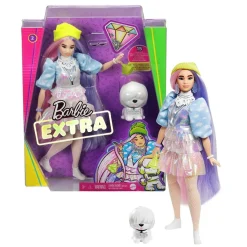 BARBIE Muñecas*- Muñeca Extra - Pelo rosado y violeta