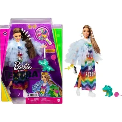 MATTEL Muñecas*Barbie - Muñeca Extra - Vestido arcoíris