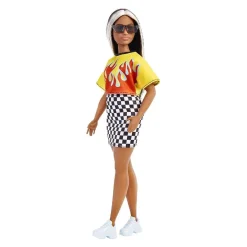 BARBIE Muñecas*- Muñeca fashionista - Top con llamas y falda a cuadros