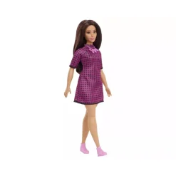 BARBIE Muñecas*- Muñeca fashionista - vestido rosa a cuadros