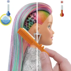 BARBIE Muñecas*- Muñeca Pelo arcoíris y leopardo