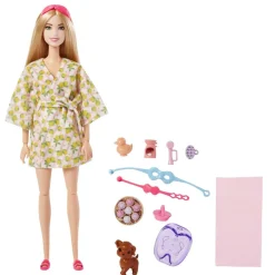 MATTEL Muñecas*Barbie - Muñeca Relax en Spa con mascota y accesorios spa ㅤ
