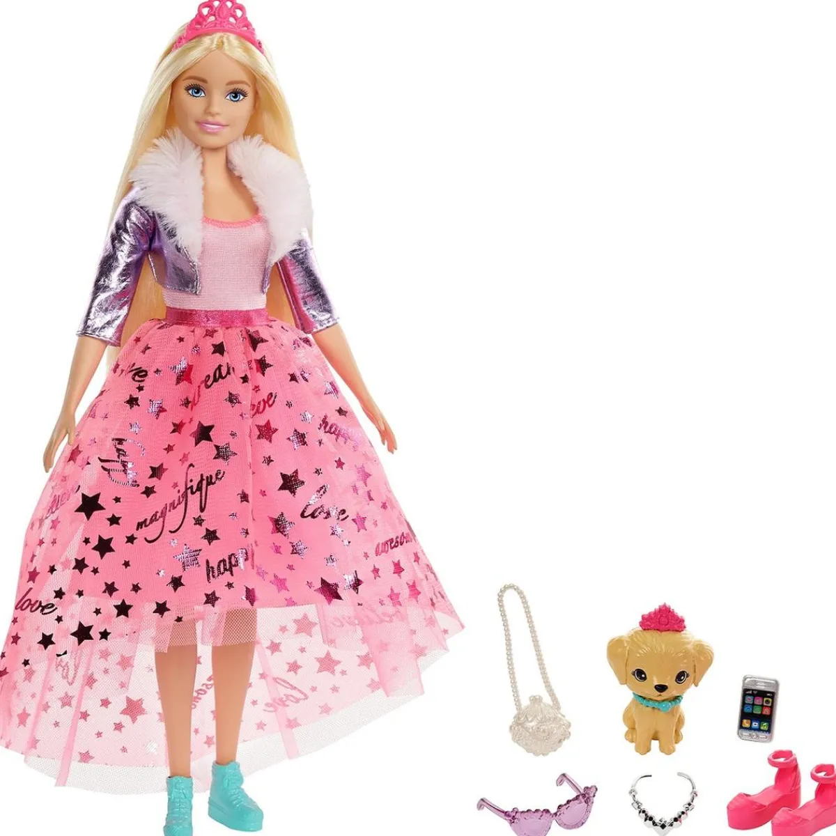 BARBIE Muñecas*- Muñeca Rubia Princess Adventure