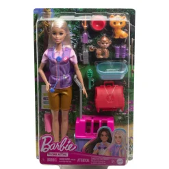 MATTEL Muñecas*Barbie - Muñeca Salvadora de Fauna con Accesorios de Rescate ㅤ