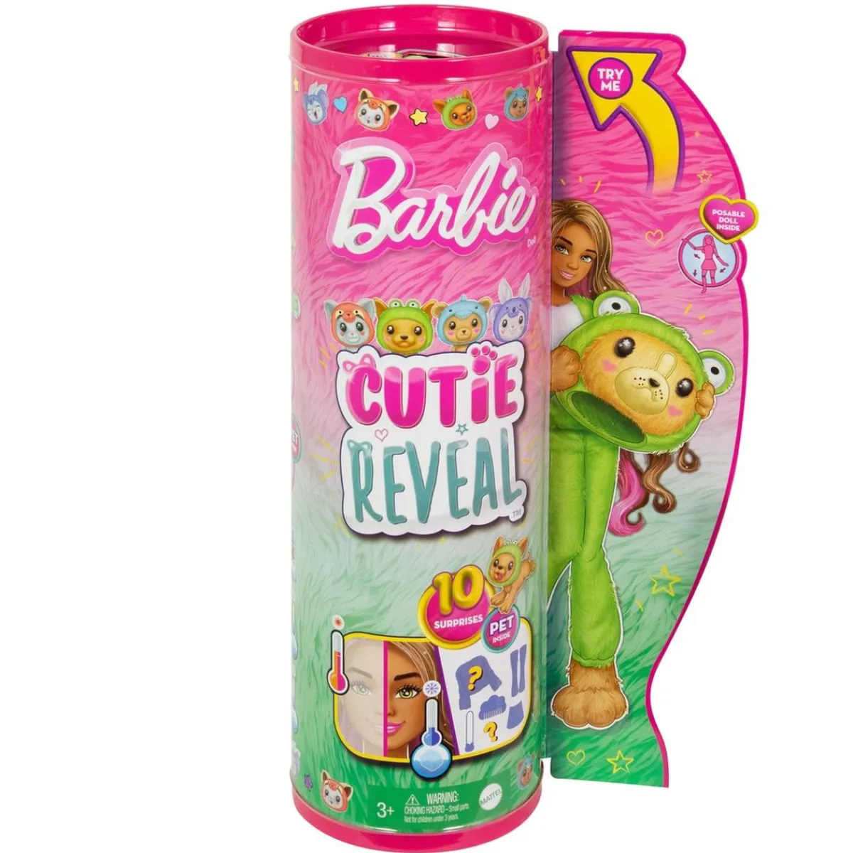 MATTEL Muñecas*Barbie - Muñeca Sorpresa con Disfraz de Cachorro Rana y Accesorios (Varios modelos) ㅤ