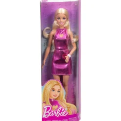 MATTEL Muñecas*Barbie - Muñeca Vestido Rosa Metalizado