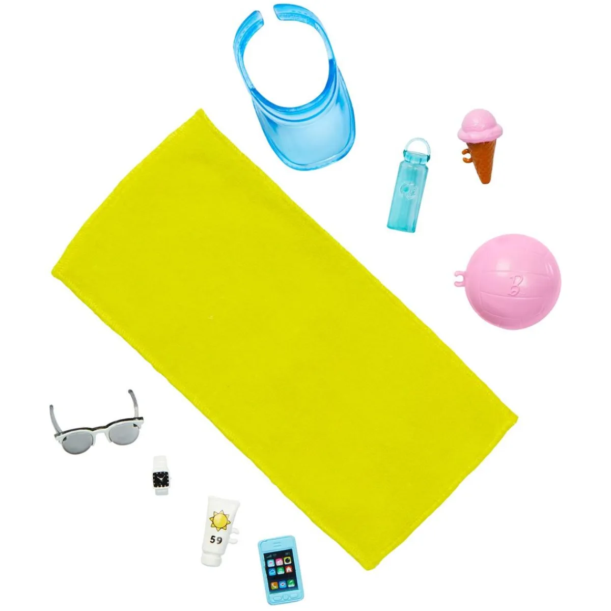 MATTEL Muñecas*Barbie - Muñeco Ken en traje de baño con accesorios playa ㅤ