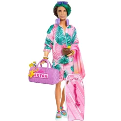 MATTEL Muñecas*Barbie - Muñeco Ken Estilo Tropical con Accesorios ㅤ