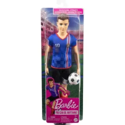 MATTEL Muñecas*Barbie - Muñeco Ken Futbolista Camiseta Azul