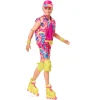 MATTEL Muñecas*Barbie - Muñeco patinador con estilo retro y patines en línea ㅤ