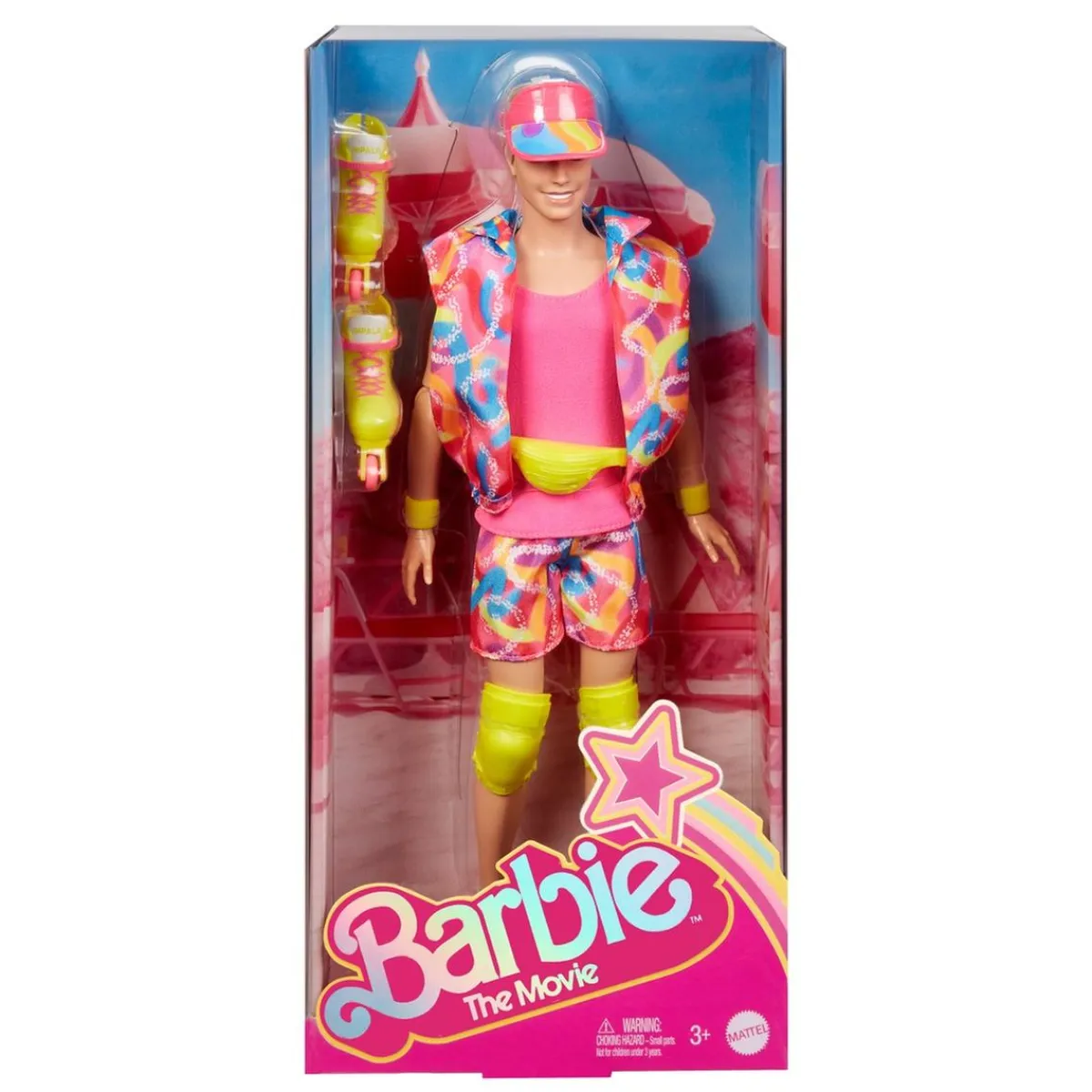 MATTEL Muñecas*Barbie - Muñeco patinador con estilo retro y patines en línea ㅤ