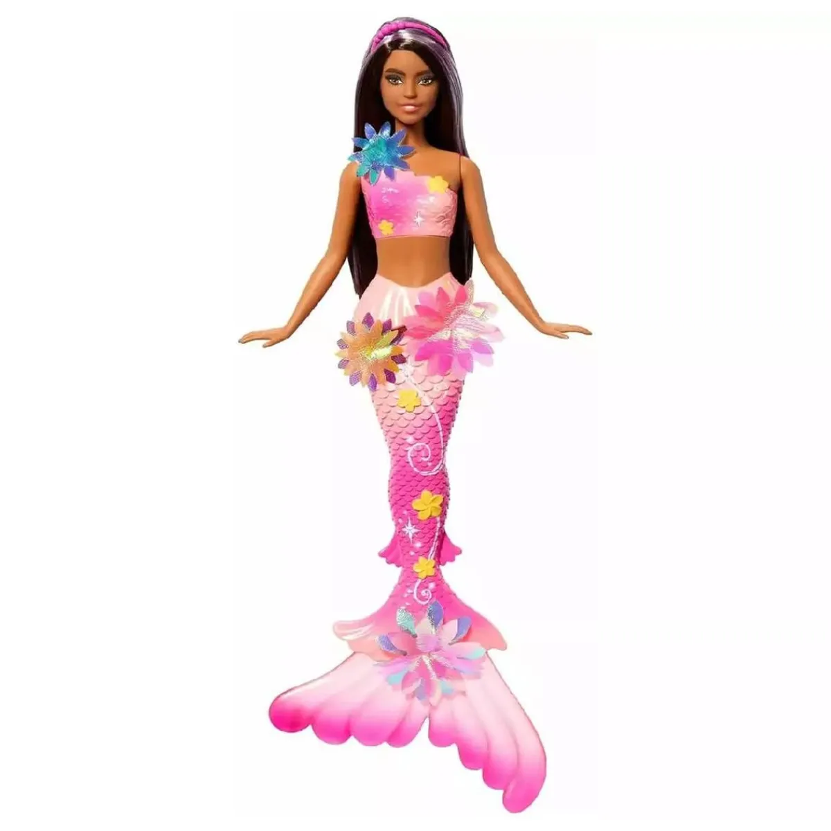 BARBIE Muñecas*- Sirena Flores Mágicas - Morena