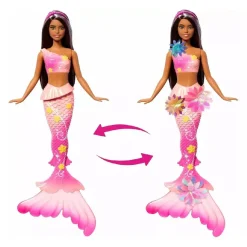 BARBIE Muñecas*- Sirena Flores Mágicas - Morena