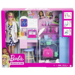 TOYS "R" US Muñecas*Barbie - Tú Puedes ser Doctora, Set de Juego con Accesorios médicos ㅤ