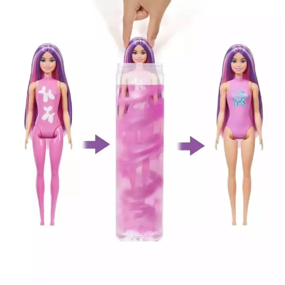 BARBIE Muñecas*Color Reveal Serie Cyber