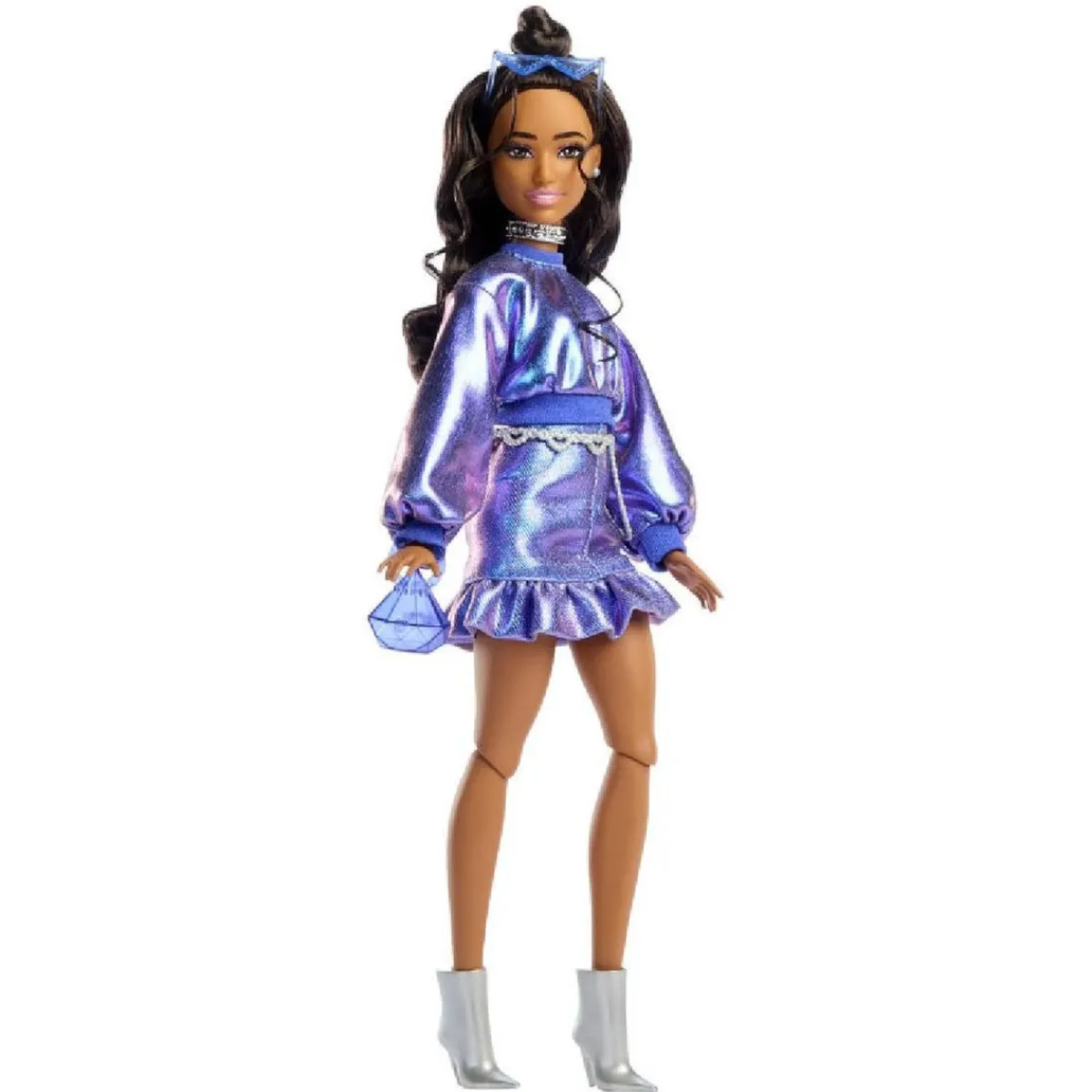 MATTEL Muñecas*Barbie Deluxe Style - Conjunto Azul Metalizado