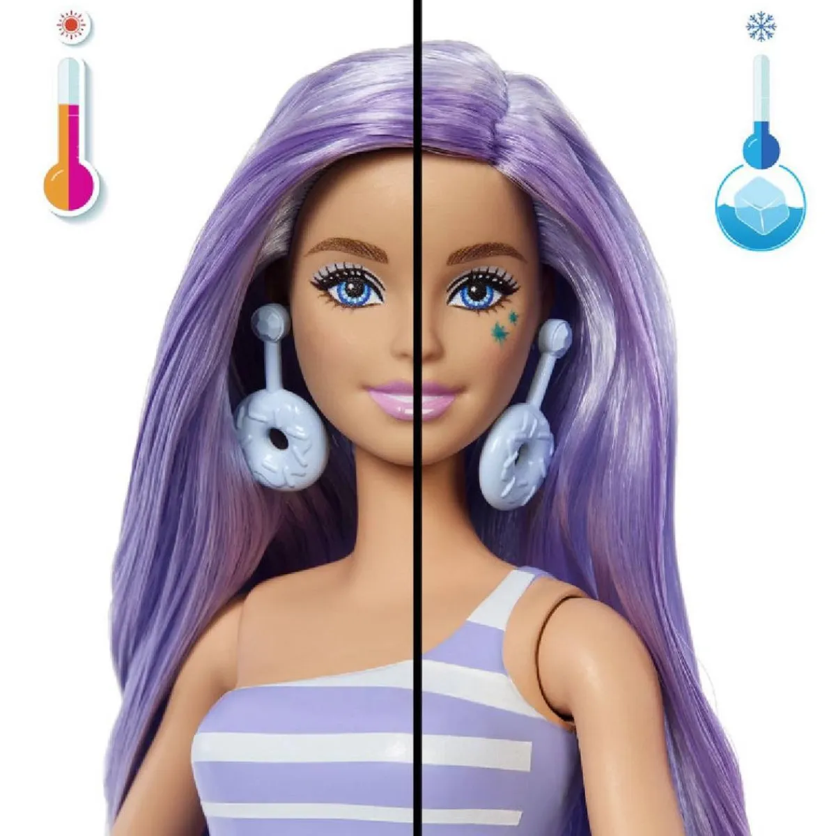 BARBIE Muñecas*Pop Reveal Sweets - Vaso morado